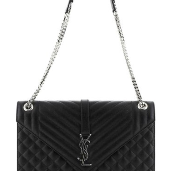 Saint Laurent Monogram Envelope Quilted Bag - Picture 4 of 7